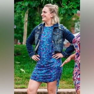 EUC Multiway Dress by CVG in Flamingo, size M/L